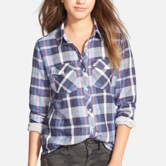 hinge Tops - Hinge (Nordstrom) Plaid Shirt